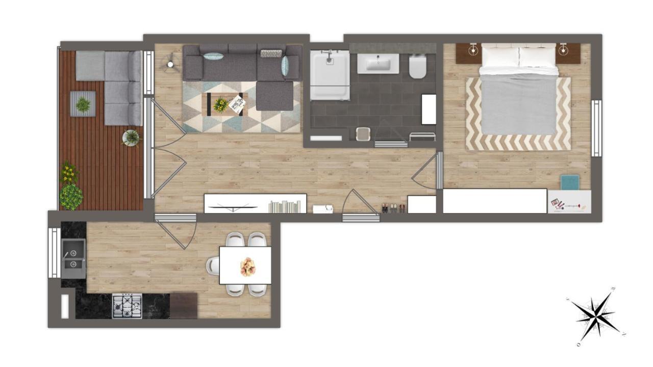 Ferienwohnung Outletcity Мецинген Екстериор снимка